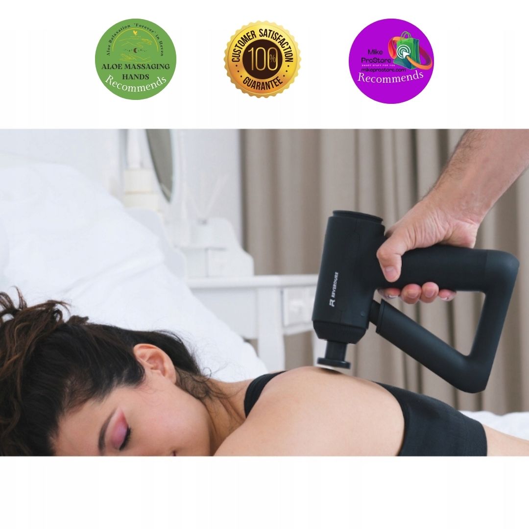 Reverdure R.ONE Massage Gun – Professional Recovery at Home! 4 Attachments and Case