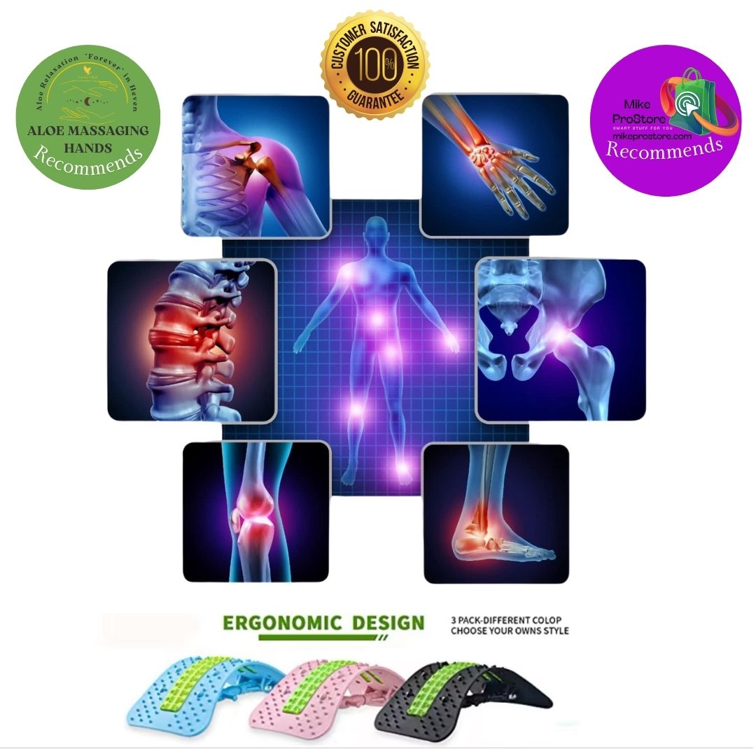 Multifunctional Lumbar Massager – Relief for Your Spine! Perfect for Yoga and Desk Work!