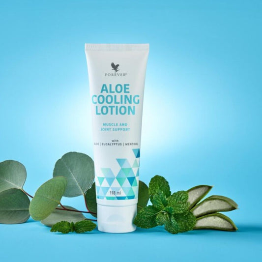 Forever Aloe Cooling Lotion - Cooling Lotion for Muscle Relief and Skin Refreshment