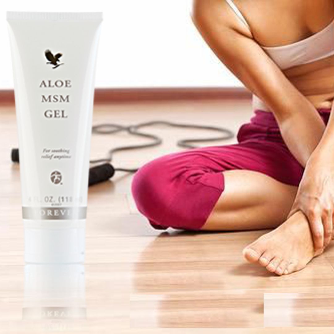 Aloe MSM Gel - Natural Joint and Muscle Relief with Aloe and MSM