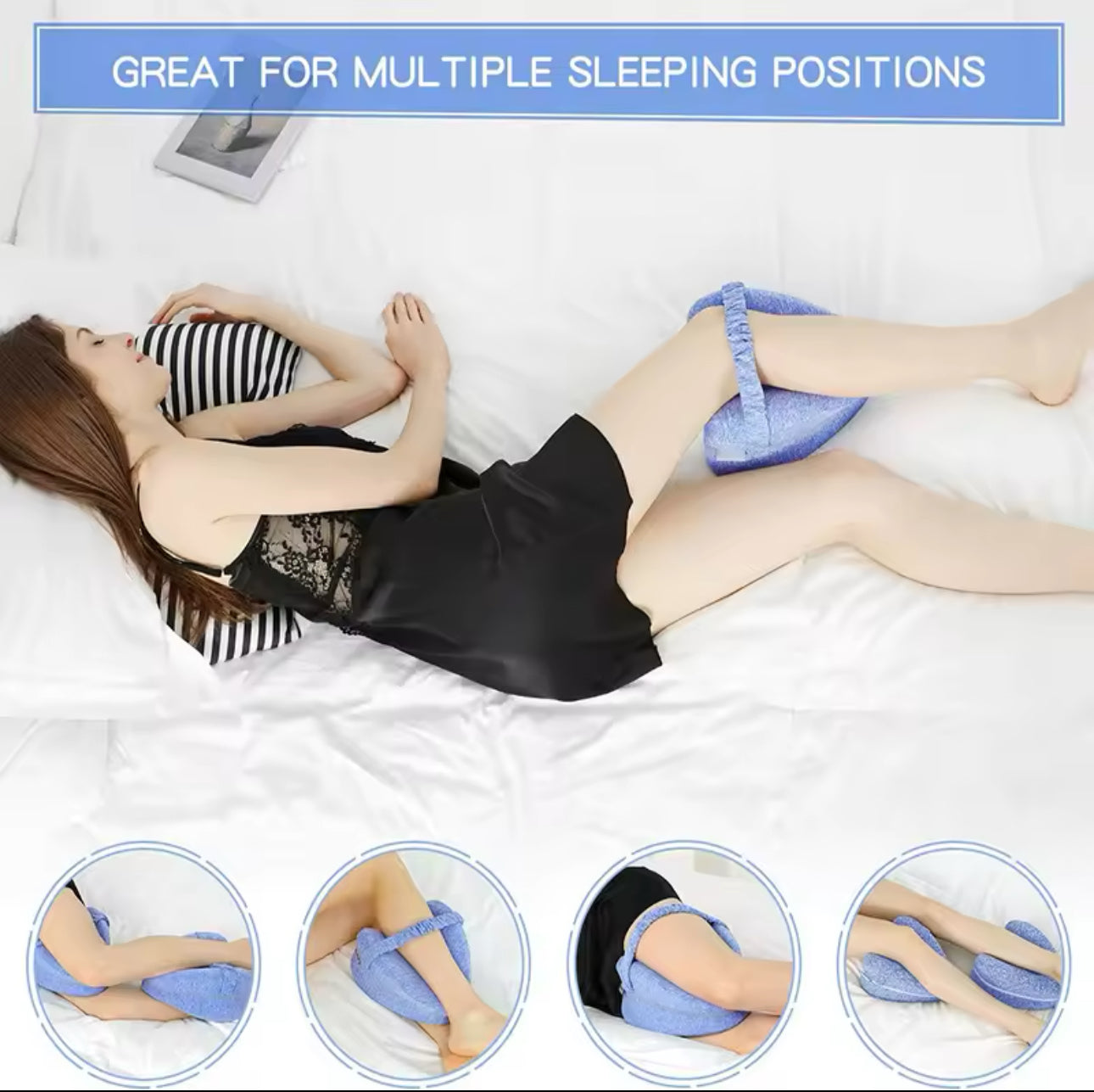 Knee Pillow for Sleeping – Comfortable Sleep and Spinal Relief Every Night!