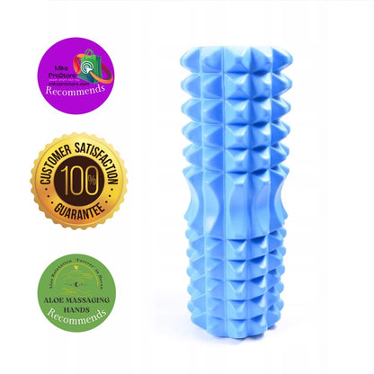 Profiled Foam Roller with Spikes - Aloe Massaging Hands