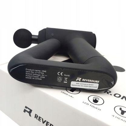 Reverdure R.ONE Massage Gun – Professional Recovery at Home! 4 Attachments and Case