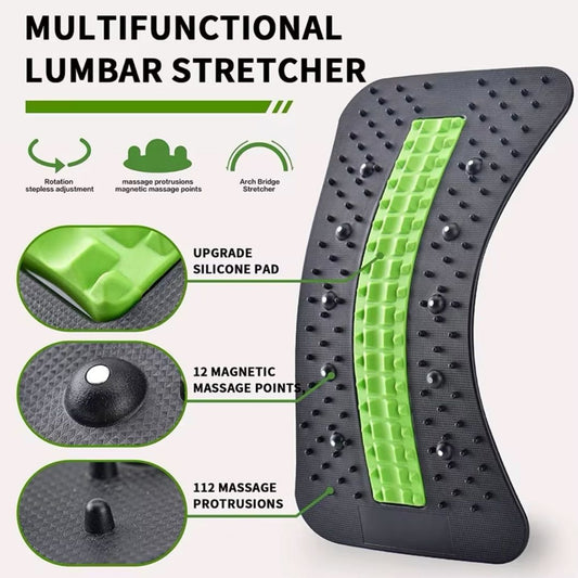 Multifunctional Lumbar Massager – Relief for Your Spine! Perfect for Yoga and Desk Work!