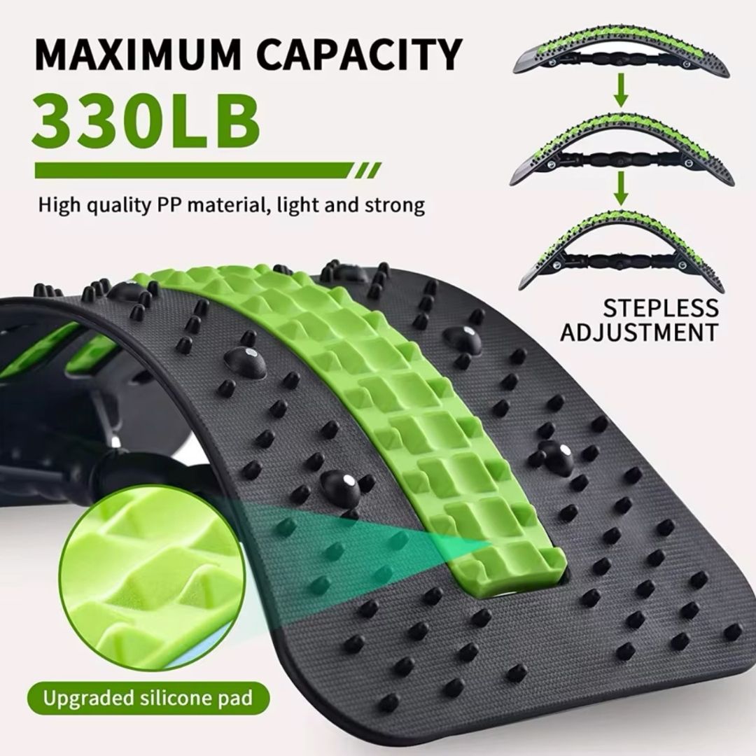 Multifunctional Lumbar Massager – Relief for Your Spine! Perfect for Yoga and Desk Work!