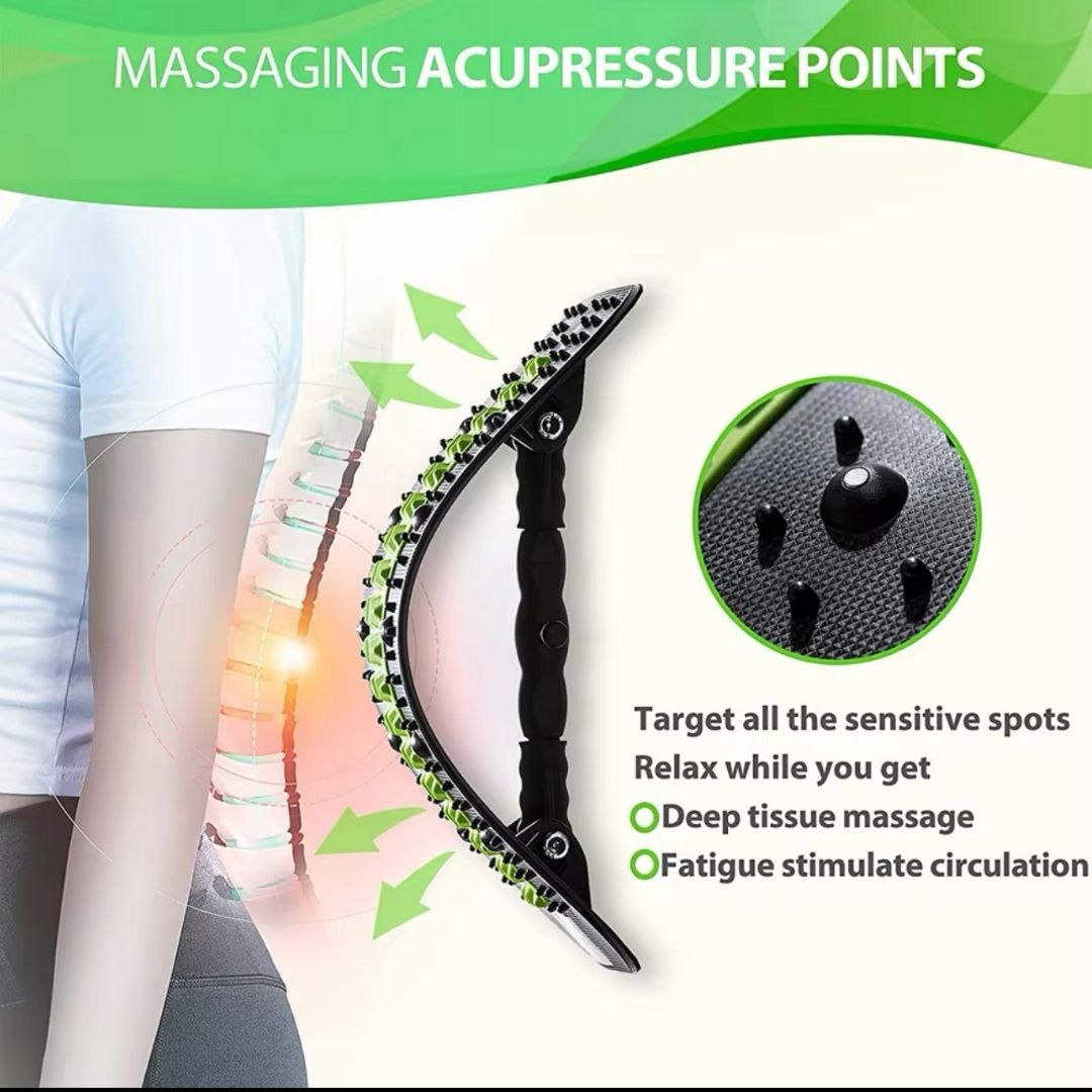 Multifunctional Lumbar Massager – Relief for Your Spine! Perfect for Yoga and Desk Work!