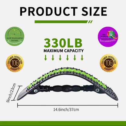 Multifunctional Lumbar Massager – Relief for Your Spine! Perfect for Yoga and Desk Work!