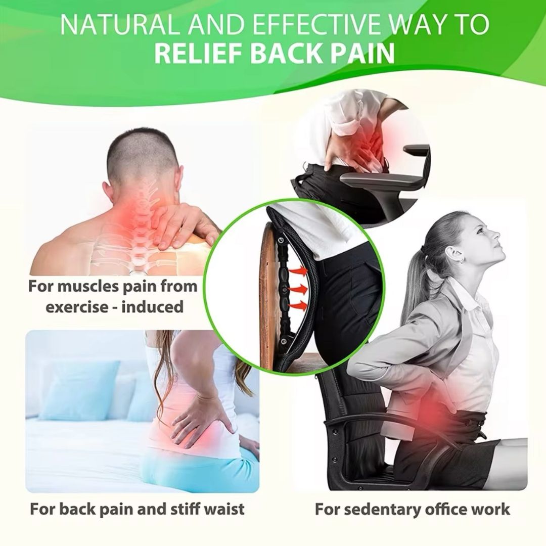 Multifunctional Lumbar Massager – Relief for Your Spine! Perfect for Yoga and Desk Work!