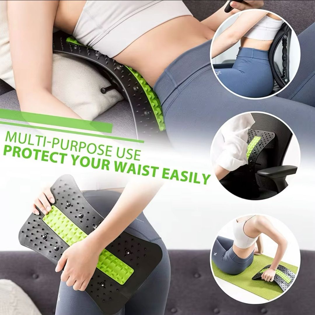 Multifunctional Lumbar Massager – Relief for Your Spine! Perfect for Yoga and Desk Work!