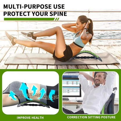 Multifunctional Lumbar Massager – Relief for Your Spine! Perfect for Yoga and Desk Work!